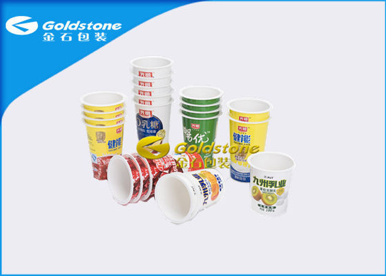 Ομαλά επίπεδα HDPE πλαστικά φλυτζάνια μίας χρήσης Eco γιαουρτιού/καταφερτζήδων φιλικό